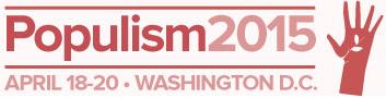 Populism2015 conference in Washington, DC in April 2015
